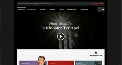 Desktop Screenshot of kloosterterapel.nl
